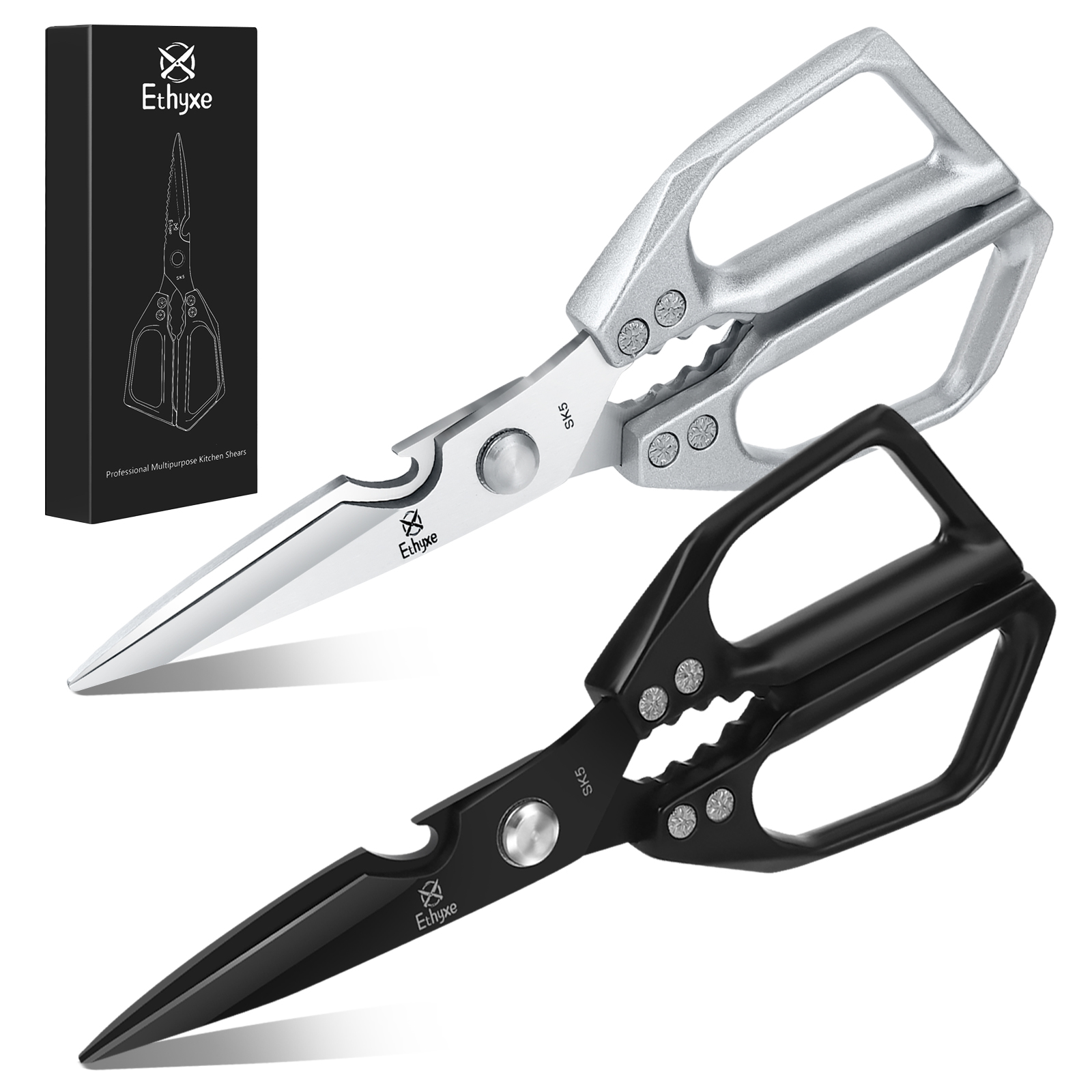 Amazon.com: Ethyxe Kitchen Scissors Set - Heavy Duty Japanese